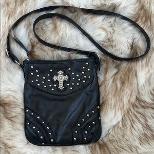 🖤Black Studded Crossbody Bag